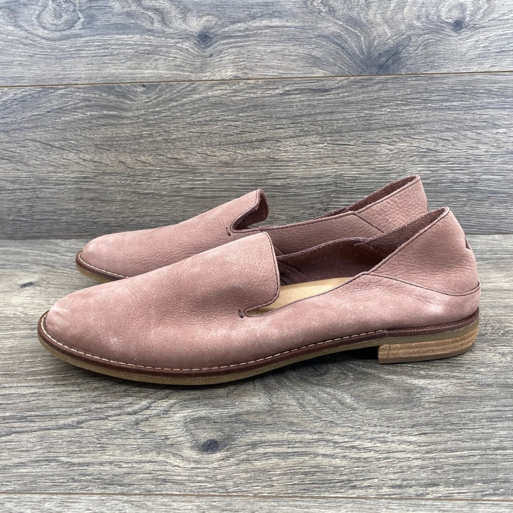 Sperry Seaport Leather Loafers Women 9 Pink STS82120 Slip On Flats